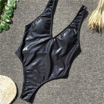 Black Swimwear Swimsuit Sexy Off Shoulder Bikini Bathing Suit Women Bikini Set Monokini